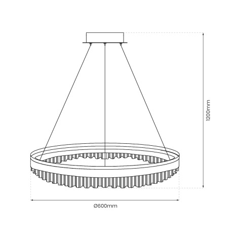 LUSTRA PRECIOSA 52W LED [4]
