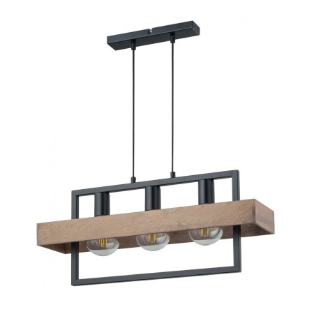 Corpuri de iluminat interior - LUSTRA ROBIN METAL-LEMN