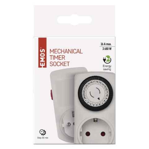 PRIZA CU TEMPORIZATOR MECANIC 15GD/3A, SCHUCKO [7]