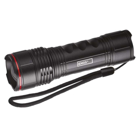 LED Flashlights - Metal LED Flashlight, 500 lm, 4× AAA, FOCUS