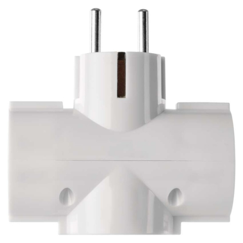 Multiple Socket 3× round, SCHUKO [1]