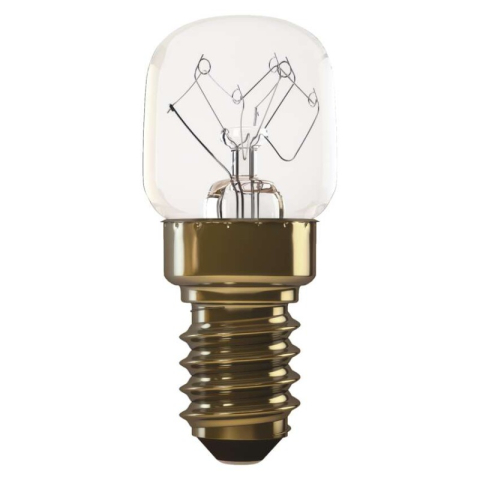 Oven light bulb T22 / E14 / 15 W / 58 lm / 300 °C [1]