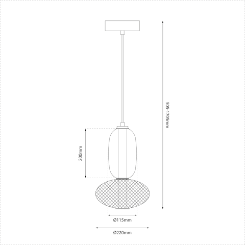 PENDUL ARAME 15W LED [4]