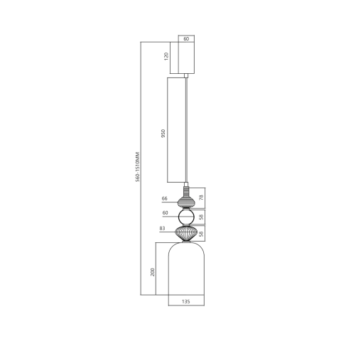PENDUL ARTE 12W LED ALAMA Ø13 CM [4]