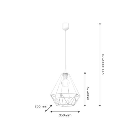 PENDUL BASKET ALB [5]