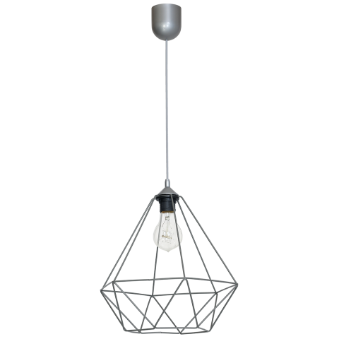 Corpuri de iluminat interior - PENDUL BASKET GRI