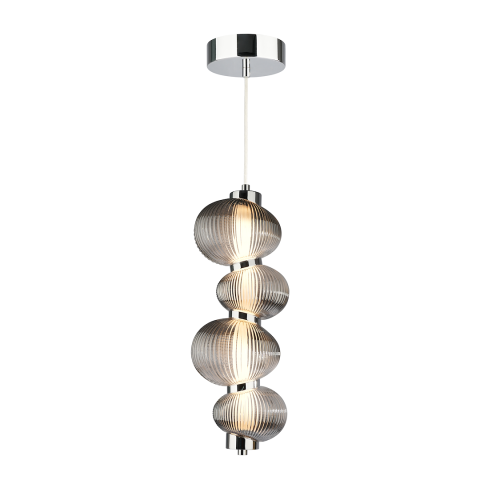 Corpuri de iluminat interior - PENDUL BOLLA FUMURIU 17W LED