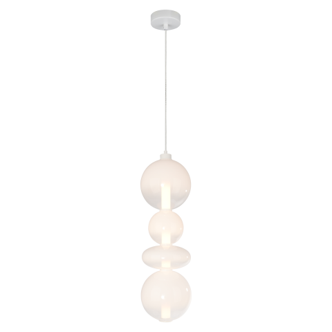 Corpuri de iluminat interior - PENDUL DAPHNE ALB 36W LED