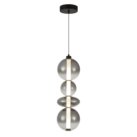 Corpuri de iluminat interior - PENDUL DAPHNE FUMURIU 36W LED