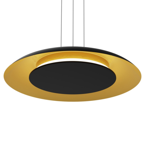 PENDUL LED PIATTINO NEGRU/AURIU [1]