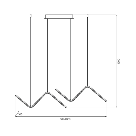 PENDUL LED VERTE [4]