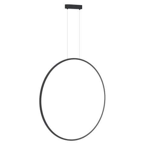 Corpuri de iluminat interior - PENDUL SATURNO NEGRU 46W LED