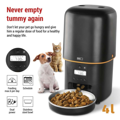 Pet Care food dispenser, 4 l, black [2]