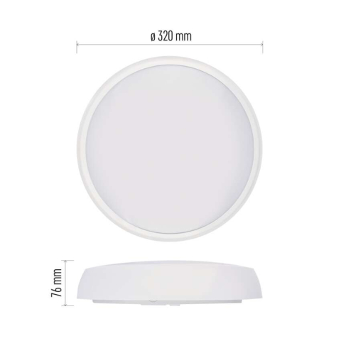 PLAFONIERA LED EMOS FLERI IP65 [3]