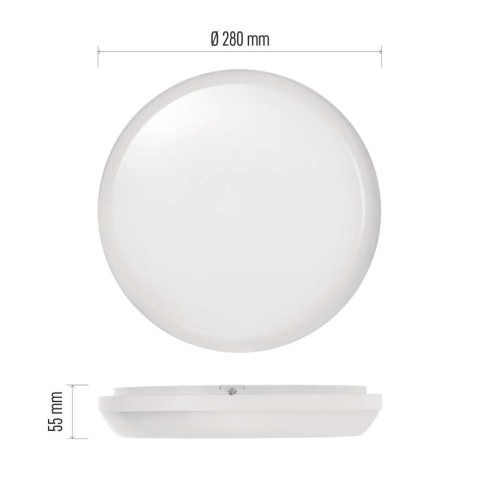 PLAFONIERA ROTUNDA DORI LED 18W IP54 [3]
