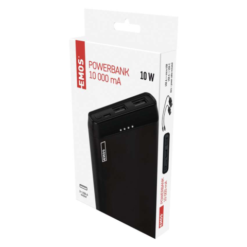 POWERBANK PORTABIL, ALPHA 10S,10W,  10000MAH, NEGRU [3]