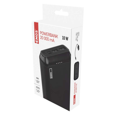 POWERBANK PORTABIL ALPHA2  20, 20W, 20000MAH, NEGRU [3]