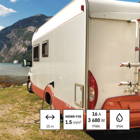 PRELUNGITOR CU TAMBUR, 25M, 4 PRIZE, 1.5 MM [4]