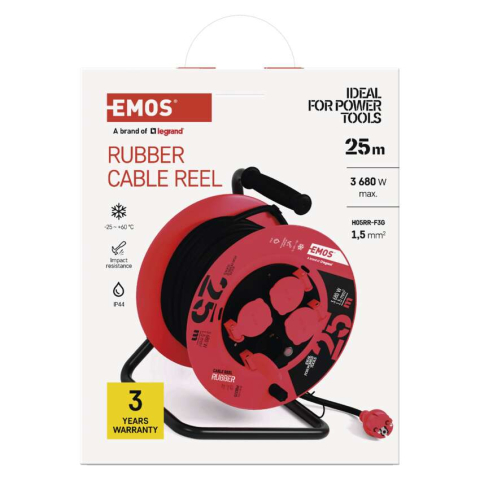 PRELUNGITOR CU TAMBUR, 25M, 4 PRIZE, 1.5 MM [12]