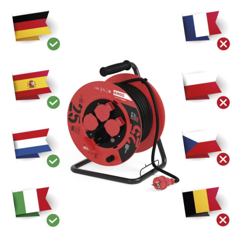 PRELUNGITOR CU TAMBUR, 25M, 4 PRIZE, 1.5 MM [3]