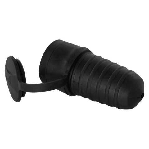 PRIZA CAUCIUC SCHUKO, IP44, NEGRU [8]