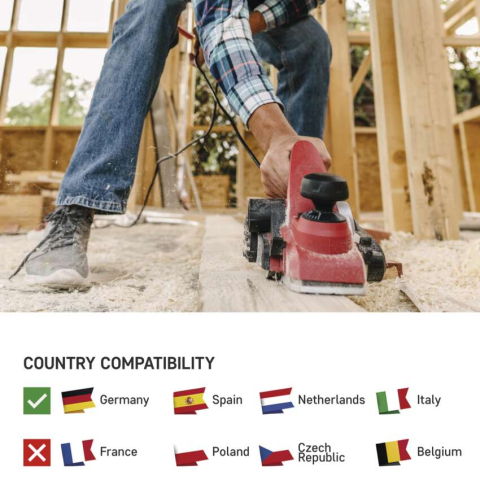 PRIZA CAUCIUC SCHUKO, IP44, NEGRU [3]