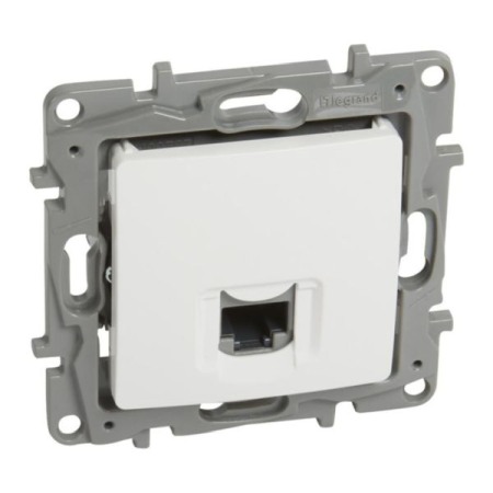 Niloe alb - PRIZA RJ 45 CAT.5 UTP ALB NILOE