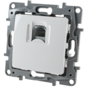 Niloe alb - PRIZA RJ 45 CAT.6 UTP ALB NILOE