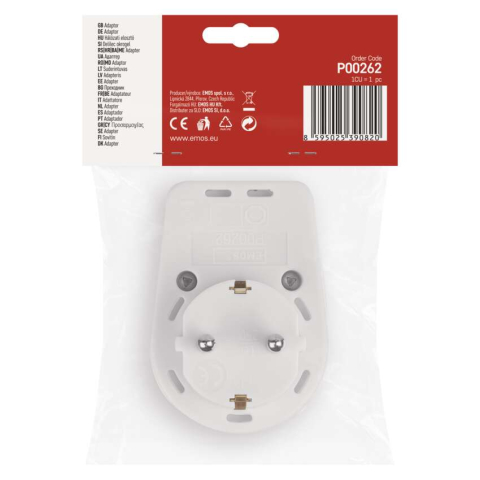 PRIZA ROTUNDA SCHUKO, ALBA, CU INTRERUPATOR [7]