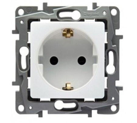 Niloe alb - PRIZA SIMPLA NILOE