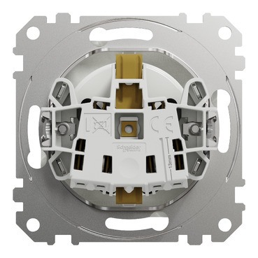 PRIZA SIMPLU ALB SEDNA [1]