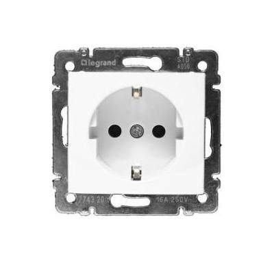 Valena alb - PRIZA SIMPLU ALBA VALENA