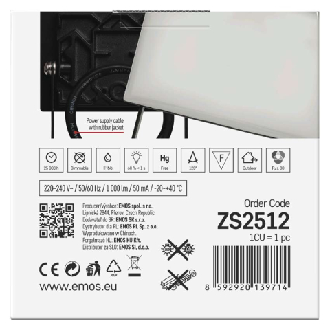 PROIECTOR LED TAMBO 10W 1000LM 4000K IP65 [13]