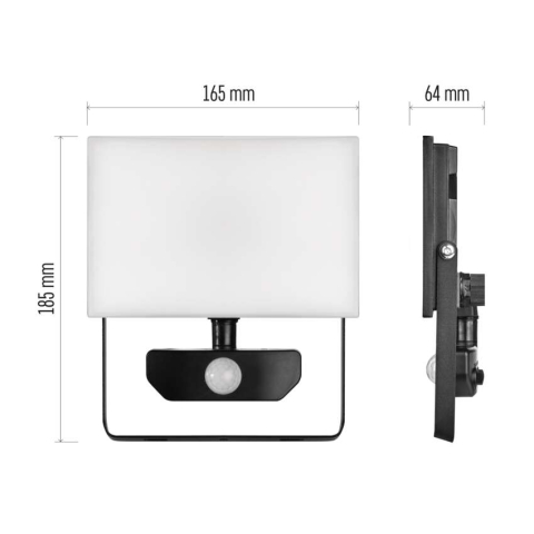 PROIECTOR LED TAMBO 30W 3000LM 4000K IP54 CU SENZOR DE MISCARE [5]