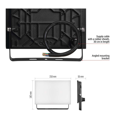 PROIECTOR LED TAMBO 50W 5000LM 4000K IP65 [11]
