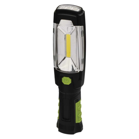 LED Working flashlights - Rechargeable COB LED+LED Work Light P4518, 3W,380lm,2500mAh