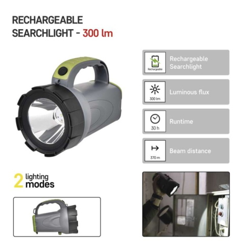 Rechargeable LED Work Light P2311, 300 lm, 2400 mAh [1]