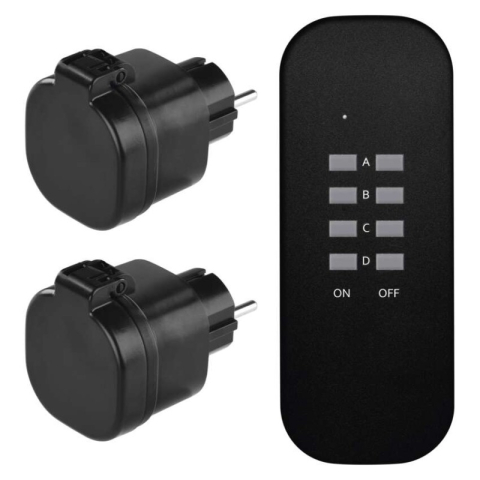 Plugs, sockets FRENCH - Remote Controlled Sockets SCHUKO, IP44