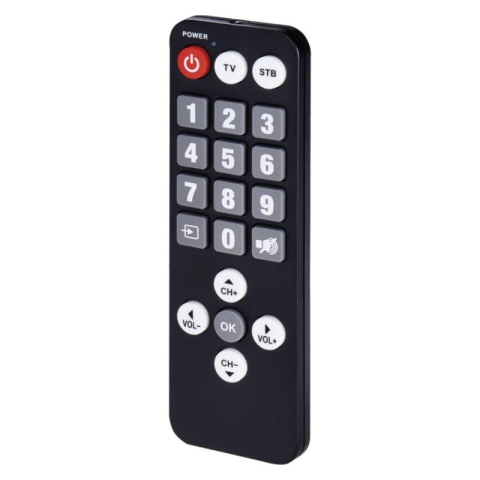 TV wall mounts, remote controllers - Seniors Remote Control for Digital Converter Box EM190/190S/EM190L