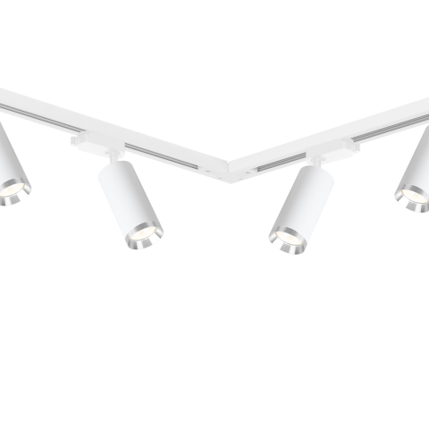 SET SINA CU 6 SPOTURI MICA TRACK ALB/CROM GU10 2M [3]