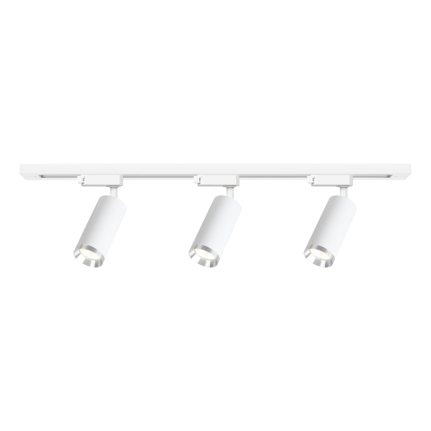 Spoturi - SET SPOTURI MICA PENTRU SINA ALB+CROM GU10 1M
