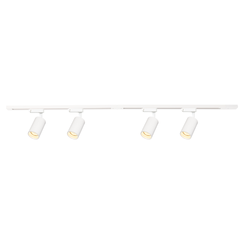 Spoturi - SET SPOTURI PIPE PENTRU SINA ALB 4xGU10 1.5M