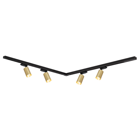 SET SPOTURI PIPE PENTRU SINA AURIU 4xGU10 1.5M [2]