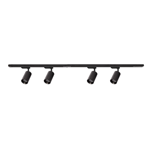SET SPOTURI PIPE PENTRU SINA NEGRU 4xGU10 1.5M [4]