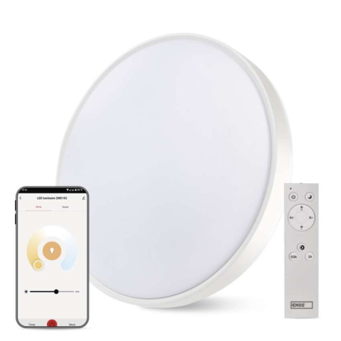 Emos - Smart LED luminaire GoSmart, ceiling, circular, 45W, CCT, dimmable, WiFi