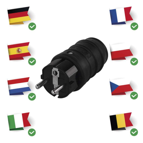 STECHER CAUCIUC PENTRU PRELUNGITOR, NEGRU [3]