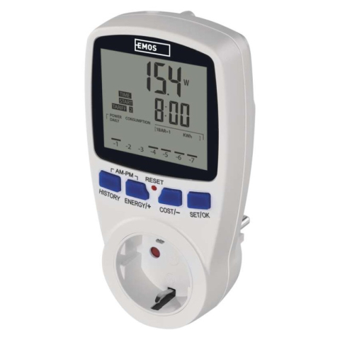 Emos - Wattmeter P5822 SCHUKO
