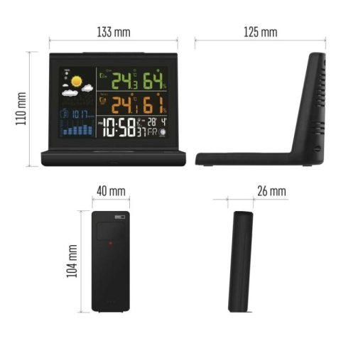Weather station with QI charging E8010 [1]