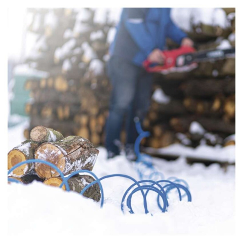 Weatherproof Extension Cord 10 m / 1 socket / blue / PVC / 230 V / 1,5 mm2 [2]