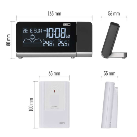 Wireless Digital Weather Station E8466, Projection [1]